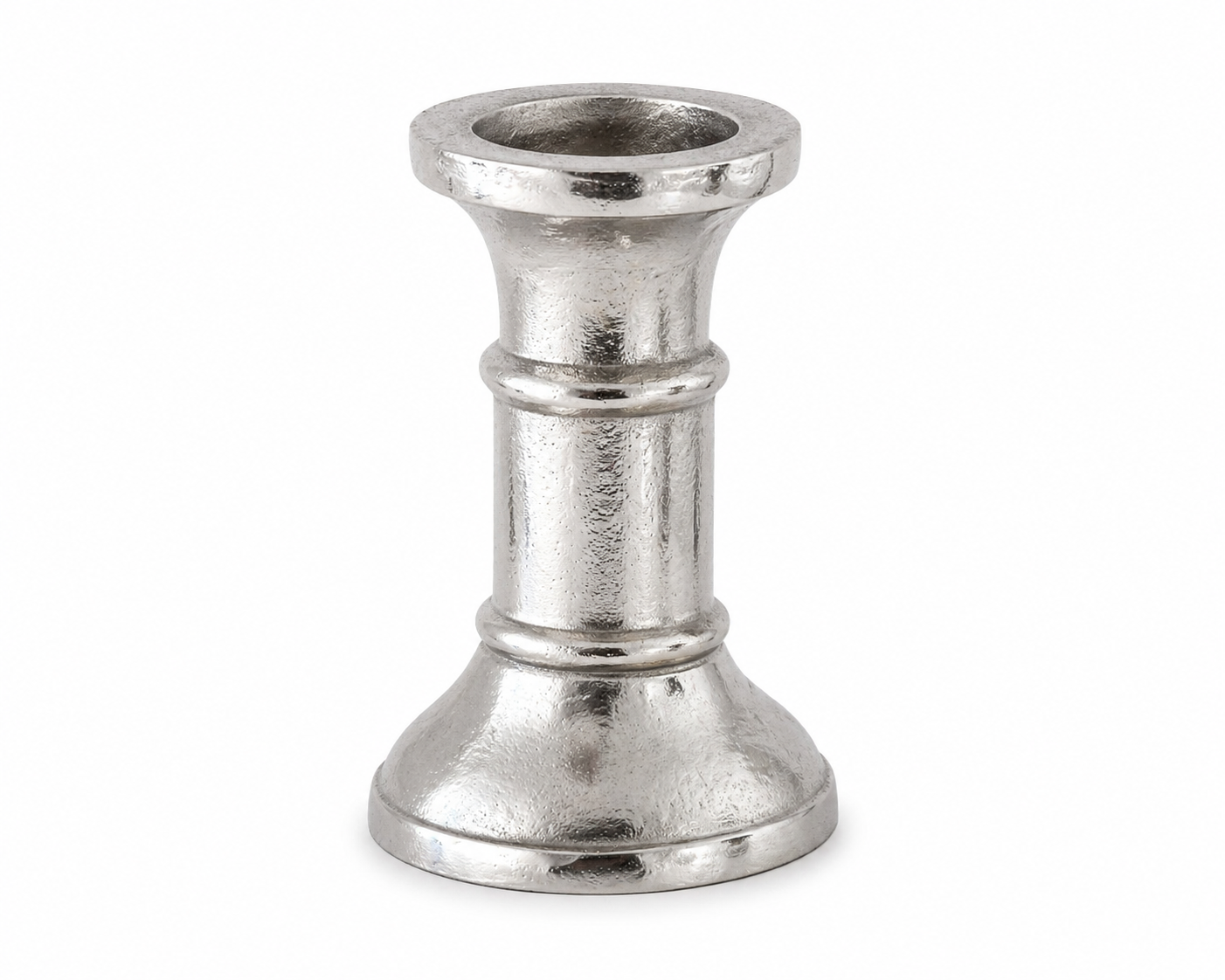 Silver Candle Holder – Short