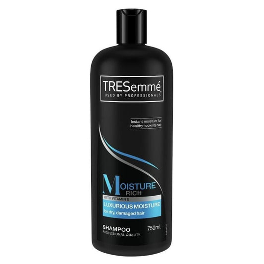 Tresemmé 750ml shampoo moisture rich luxurious moisture for dry damaged hair
