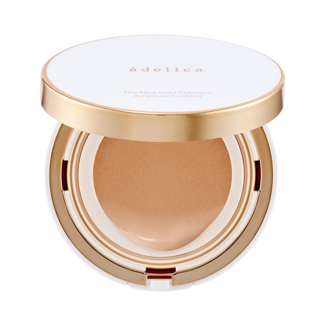 Adelica - The New Gold Collagen Ampole Cushion - 02 Natural Vanilla (1 Set + Refill)
