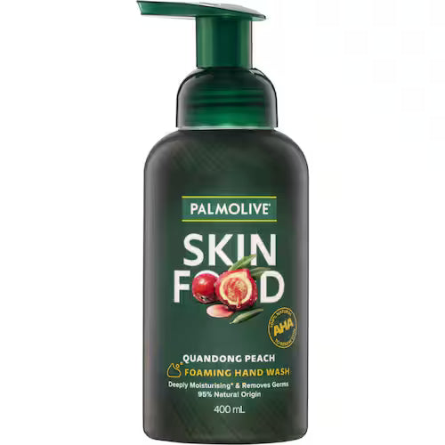 Palmolive 400ml foaming handwash skin food quandong peach