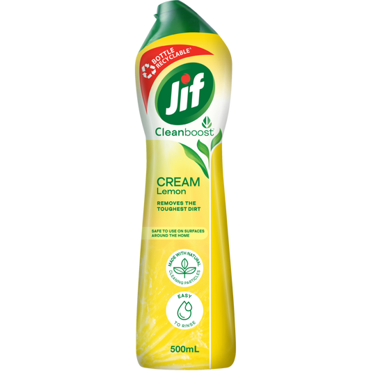 Jif Cleanboost Lemon Cream Cleanser 500ml