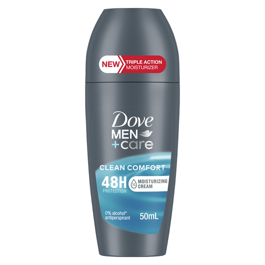 Dove Men Care Clean Comfort 48Hr Antiperspirant Roll On 50ml