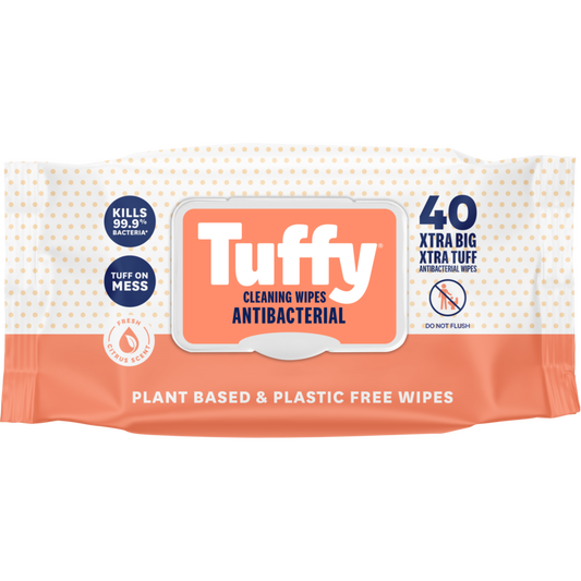 Tuffy Antibacterial Cleaning Wipes 40pkTuffy Antibacterial Cleaning Wipes 40pk