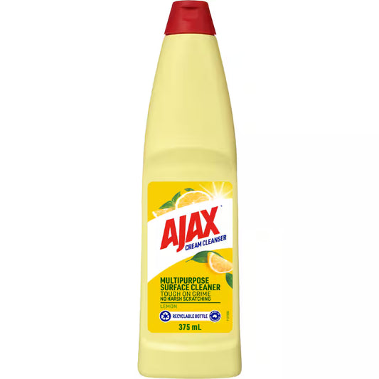 Ajax Cream Cleanser Lemon 375ml
