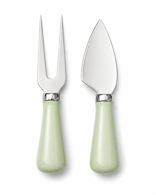 Soft Green Cheese Knife Set (2 Piece)