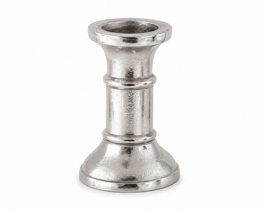 Silver Candle Holder – Short