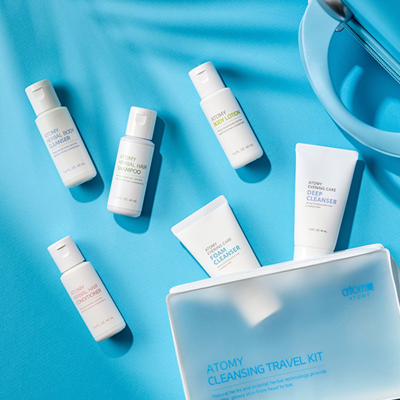 Cleansing Travel Kit (Set contains 6 items and travel bag)
